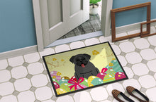 Load image into Gallery viewer, Easter Eggs Pug Black Doormat - 18x27 Decorative Floor Mat – Indoor/Outdoor Rug with Artistic Flair BB6006MAT