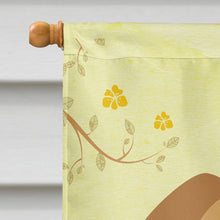 Load image into Gallery viewer, Easter Eggs Pug Brown Flag Canvas House Size BB6007CHF