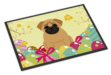 Load image into Gallery viewer, Easter Eggs Pug Brown Doormat - 24x36 Decorative Floor Mat – Indoor/Outdoor Rug with Artistic Flair BB6007JMAT