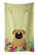 Load image into Gallery viewer, Easter Eggs Pug Brown Kitchen Towel – Artistic Dish Towel for Everyday Use BB6007KTWL