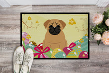 Load image into Gallery viewer, Easter Eggs Pug Brown Doormat - 18x27 Decorative Floor Mat – Indoor/Outdoor Rug with Artistic Flair BB6007MAT