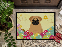 Load image into Gallery viewer, Easter Eggs Pug Brown Doormat - 18x27 Decorative Floor Mat – Indoor/Outdoor Rug with Artistic Flair BB6007MAT