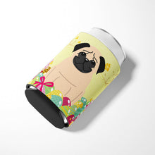 Load image into Gallery viewer, Easter Eggs Pug Fawn Can or Bottle Hugger BB6008CC