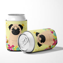 Load image into Gallery viewer, Easter Eggs Pug Fawn Can or Bottle Hugger BB6008CC