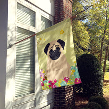 Load image into Gallery viewer, Easter Eggs Pug Fawn Flag Canvas House Size BB6008CHF