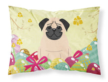 Load image into Gallery viewer, Easter Eggs Pug Fawn Fabric Standard Pillowcase – Artistic Decorative Front, White Back BB6008PILLOWCASE