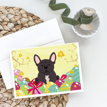 Load image into Gallery viewer, Easter Eggs French Bulldog Brindle Greeting Cards -  Blank Note Cards – 8-Pack of Artist-Designed Cards with Envelopes
