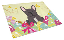 Load image into Gallery viewer, Easter Eggs French Bulldog Brindle Glass Cutting Boards – Durable, Decorative Kitchen Art Large BB6009LCB