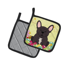 Load image into Gallery viewer, Easter Eggs French Bulldog Brindle Pot Holders - Set of 2 - Heat-Resistant Kitchen Essentials BB6009PTHD