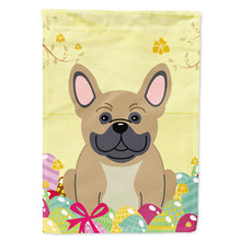 Load image into Gallery viewer, Easter Eggs French Bulldog Cream Flag Canvas House Size BB6010CHF