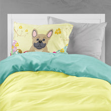 Load image into Gallery viewer, Easter Eggs French Bulldog Cream Fabric Standard Pillowcase – Artistic Decorative Front, White Back BB6010PILLOWCASE