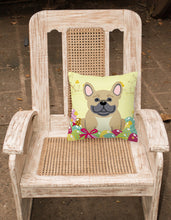 Load image into Gallery viewer, Easter Eggs French Bulldog Cream Fabric Decorative Pillow BB6010PW1818