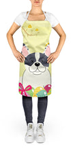 Load image into Gallery viewer, Easter Eggs French Bulldog Piebald Apron – Artist-Designed Kitchen, BBQ &amp; Craft Apron BB6011APRON