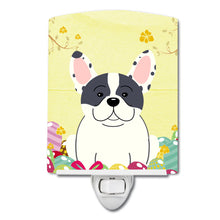 Load image into Gallery viewer, Easter Eggs French Bulldog Piebald Ceramic Night Light BB6011CNL