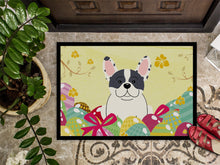 Load image into Gallery viewer, Easter Eggs French Bulldog Piebald Doormat - 24x36 Decorative Floor Mat – Indoor/Outdoor Rug with Artistic Flair BB6011JMAT