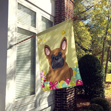 Load image into Gallery viewer, Easter Eggs French Bulldog Brown Flag Canvas House Size BB6013CHF