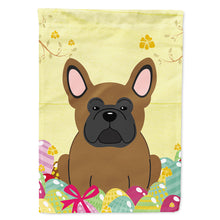 Load image into Gallery viewer, Easter Eggs French Bulldog Brown Flag Canvas House Size BB6013CHF