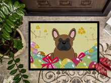 Load image into Gallery viewer, Easter Eggs French Bulldog Brown Doormat - 18x27 Decorative Floor Mat – Indoor/Outdoor Rug with Artistic Flair BB6013MAT