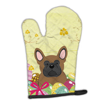 Load image into Gallery viewer, Easter Eggs French Bulldog Brown Oven Mitt BB6013OVMT