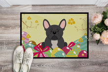 Load image into Gallery viewer, Easter Eggs French Bulldog Black Doormat - 18x27 Decorative Floor Mat – Indoor/Outdoor Rug with Artistic Flair BB6014MAT
