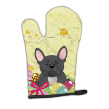 Load image into Gallery viewer, Easter Eggs French Bulldog Black Oven Mitt BB6014OVMT