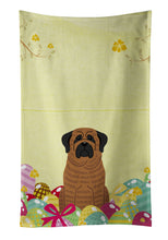 Load image into Gallery viewer, Easter Eggs Mastiff Brindle Kitchen Towel – Artistic Dish Towel for Everyday Use BB6015KTWL
