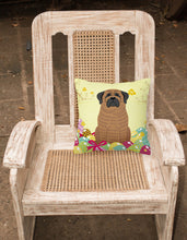 Load image into Gallery viewer, Easter Eggs Mastiff Brindle Fabric Decorative Pillow BB6015PW1818