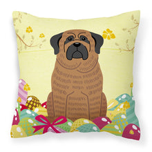 Load image into Gallery viewer, Easter Eggs Mastiff Brindle Fabric Decorative Pillow BB6015PW1818