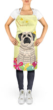 Load image into Gallery viewer, Easter Eggs Mastiff Brindle White Apron – Artist-Designed Kitchen, BBQ &amp; Craft Apron BB6016APRON