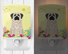 Load image into Gallery viewer, Easter Eggs Mastiff Brindle White Ceramic Night Light BB6016CNL