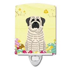 Load image into Gallery viewer, Easter Eggs Mastiff Brindle White Ceramic Night Light BB6016CNL