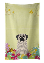 Load image into Gallery viewer, Easter Eggs Mastiff Brindle White Kitchen Towel – Artistic Dish Towel for Everyday Use BB6016KTWL