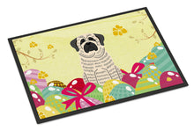 Load image into Gallery viewer, Easter Eggs Mastiff Brindle White Doormat - 18x27 Decorative Floor Mat – Indoor/Outdoor Rug with Artistic Flair BB6016MAT