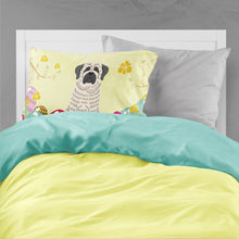 Load image into Gallery viewer, Easter Eggs Mastiff Brindle White Fabric Standard Pillowcase – Artistic Decorative Front, White Back BB6016PILLOWCASE