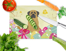 Load image into Gallery viewer, Easter Eggs Mastiff Glass Cutting Boards – Durable, Decorative Kitchen Art Large BB6018LCB