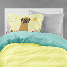 Load image into Gallery viewer, Easter Eggs Mastiff Fabric Standard Pillowcase – Artistic Decorative Front, White Back BB6018PILLOWCASE
