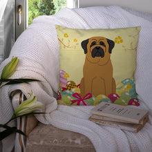 Load image into Gallery viewer, Easter Eggs Mastiff Throw Pillow - 14x14 Decorative Pillow – Art for Your Home &amp; Patio BB6018PW1414