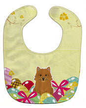 Load image into Gallery viewer, Easter Eggs Norwich Terrier Baby Bib