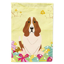 Load image into Gallery viewer, Easter Eggs Basset Hound Flag Canvas House Size BB6021CHF