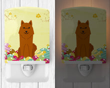 Load image into Gallery viewer, Easter Eggs Karelian Bear Dog Ceramic Night Light BB6022CNL
