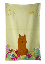 Load image into Gallery viewer, Easter Eggs Karelian Bear Dog Kitchen Towel – Artistic Dish Towel for Everyday Use BB6022KTWL