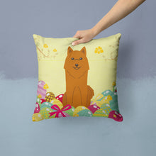 Load image into Gallery viewer, Easter Eggs Karelian Bear Dog Throw Pillow - 14x14 Decorative Pillow – Art for Your Home &amp; Patio BB6022PW1414