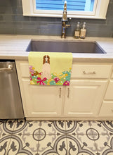 Load image into Gallery viewer, Easter Eggs Borzoi Kitchen Towel – Artistic Dish Towel for Everyday Use BB6023KTWL