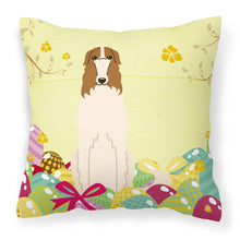 Load image into Gallery viewer, Easter Eggs Borzoi Fabric Decorative Pillow BB6023PW1818