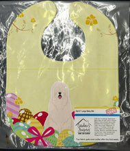 Load image into Gallery viewer, Easter Eggs South Russian Sheepdog Baby Bib BB6024BIB