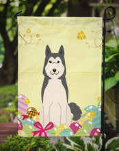 Load image into Gallery viewer, Easter Eggs West Siberian Laika Spitz Garden Flag - Outdoor Decorative Yard Flag BB6025GF