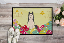 Load image into Gallery viewer, Easter Eggs West Siberian Laika Spitz Doormat - 18x27 Decorative Floor Mat – Indoor/Outdoor Rug with Artistic Flair BB6025MAT