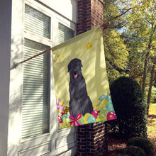 Load image into Gallery viewer, Easter Eggs Black Russian Terrier Flag Canvas House Size BB6026CHF