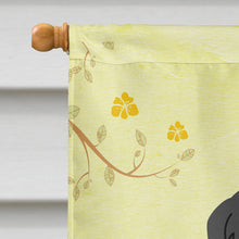 Load image into Gallery viewer, Easter Eggs Black Russian Terrier Flag Canvas House Size BB6026CHF