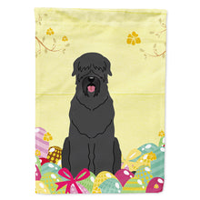Load image into Gallery viewer, Easter Eggs Black Russian Terrier Flag Canvas House Size BB6026CHF